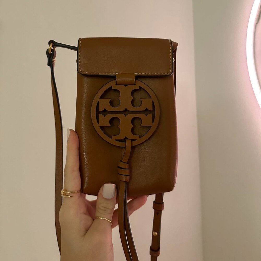 Tory Burch brown crossbody bag #ToryBurch
